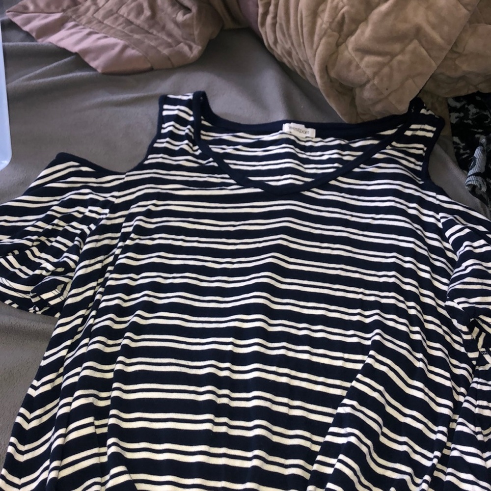 Westport top with shoulder cut outs